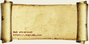 Tara Jelenković vizit kartica